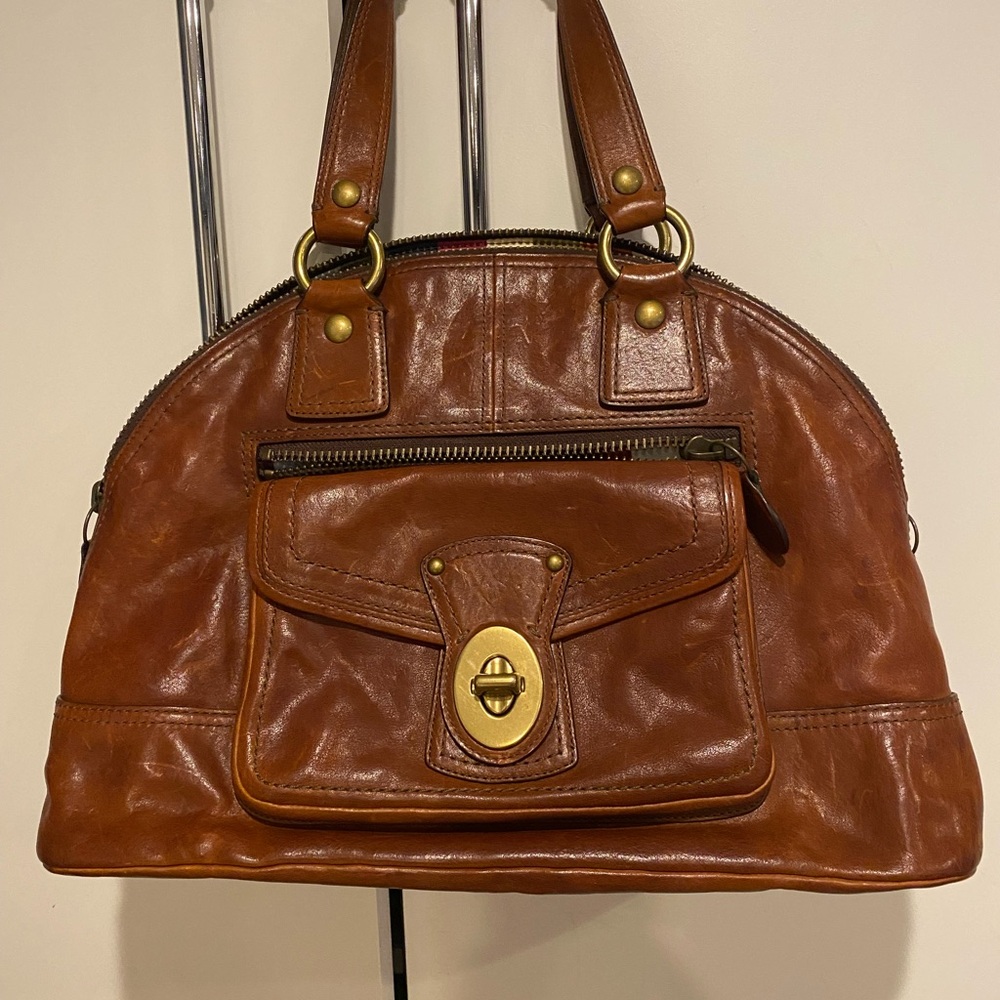 Coach Luci Leather Domed Bag